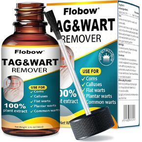 Skin Tag Removal Kit - 17% Wart Liquid with Salicylic Acid,Fast-Acting Warts Remover Freeze Off,for Women Men, Fast-Acting Wart Freeze Off for Plantar, Flat, Common, Corn,H Warts(30 ML)-WR06