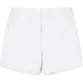 Hope & Henry Girls 'Girls' Organic Stretch Chino On Short ، 5 ، White