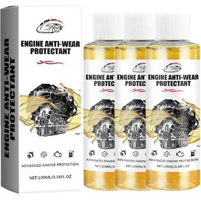 Anti-Wear Engine Treatment Oil Additive, 3pcs Automobile Engine Anti-Wear Protectant, High-Efficiency Engine Anti-Wear Agent, Engine Fuel-Saving and Noise-Reducing Protective Agent