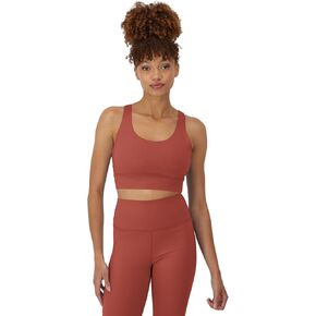 Hanes Sports Bra ، Racerback Women ، Stretch Pullover Crop Top مع قطع