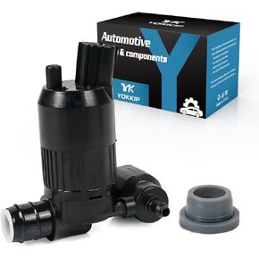 مضخة غسالة الزجاج الأمامي - استبدال Ford Explorer ، Edge ، Fiesta ، Flex ، Mondeo v Turnier Gasher Pump مع Grommet يحل محل OEM: BA8Z17664A
