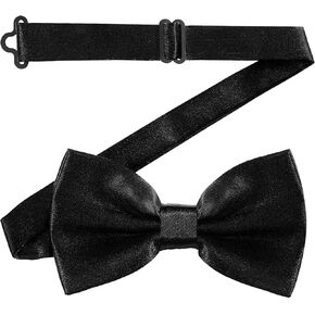 Bow Ties for Men, Adjustable Men Bow Tie, Pre-tied Bowtie for Wedding Party Solid Color