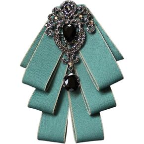 Bowknot Rhinestone Fashion Ribbon Bow Bow Bow Bow Boy Tie Pre-Tied Tie للرجال