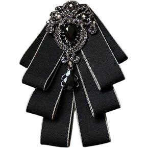 Bowknot Rhinestone Fashion Ribbon Bow Bow Bow Bow Boy Tie Pre-Tied Tie للرجال in Kuwait