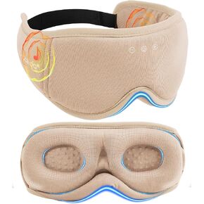 Bamboocotton 3D Bluetooth Sleep Mask ، LC-Dolida 2025 سماعات نوم جديدة ، راحة لاسلكية ، رفاهية مستدامة من أجل نوم أفضل