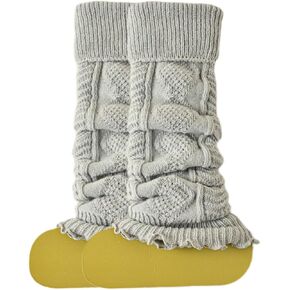 Knitted Leg Warmers,womens leg warmers,Socks Long Yoga Ankle Warmers Women's Wool Warm Boot Socks