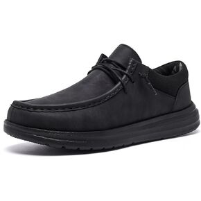 Mens Wide Shoes Width Toe Box Slip-on Loafers Casual Walking Shoes for Men