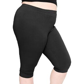 Oh So Soft Women's Plus Size Knee Length and Full Length Leggings | X-Large - 7X