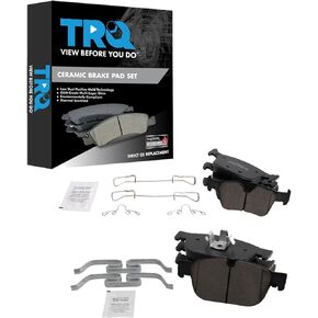 TRQ Brake Pads Ceramic Compatible with 2019-2020 Volvo S60 2017-2020 S90 V60 2020 V60 Cross Country 2018-2020 V90 V90 Cross Country XC60 2016-2020 XC90