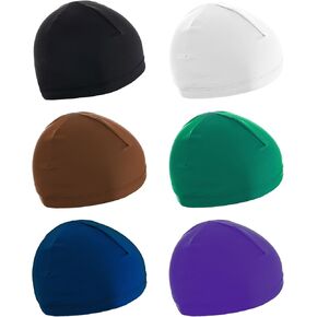 6 Pcs Skull Caps Cooling Sweat Caps Wicking Helmet Liner Skull Caps for Men Women Cycling Running Hiking Sports