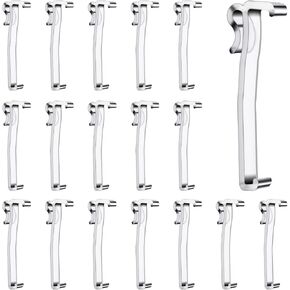 18 Pcs Valance Clips 3.25 Inch Clear Plastic Valance Clips for Blinds,Blind Hidden Valance Clips Replacement for Horizontal Window Blinds