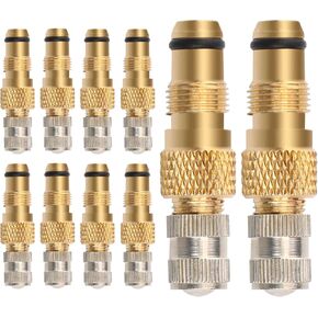 10Pcs Tractor Air Liquid Valve Stem,Brass Tire Valve StemsTR218A TR618A CH3 Core Housings Replacement for Tractor