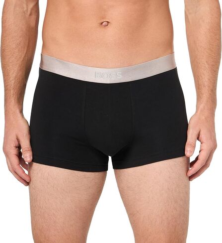 BOSS Men's 3-Pack Metallic Waistband Stretch Trunks in Saudi Arabia