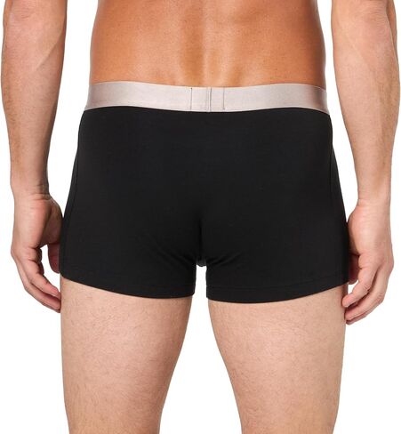 BOSS Men's 3-Pack Metallic Waistband Stretch Trunks in Saudi Arabia