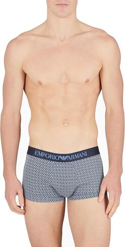 Emporio Armani Men's Classic Pattern Mix 2-Pack Trunk in Kuwait