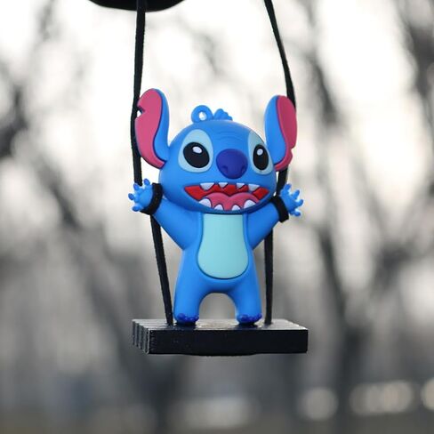 زخرفة أرجوحة سيارة أنيمي ، الديكور ، الملحقات الداخلية المعلقة المرآة ، للسيارة الخلفية المرآة 0801 (الأزرق) in Kuwait