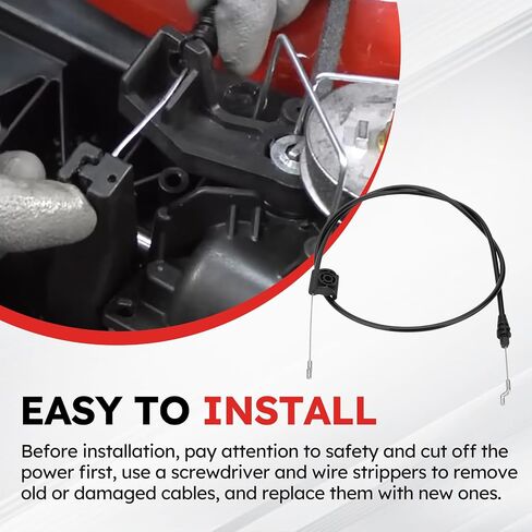 54530-VL0-S01 Lawn Mower Brake Cable for Honda HRR216 and HRX217 Replace# 54530VL0S01 (54530-VL0-S01) in Saudi Arabia