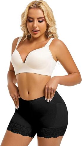 materasu 2 Pack Slip Shorts: for Women with Pocket,Stretchy Soft Under Shorts for Everyday Comfort & Layering in Saudi Arabia