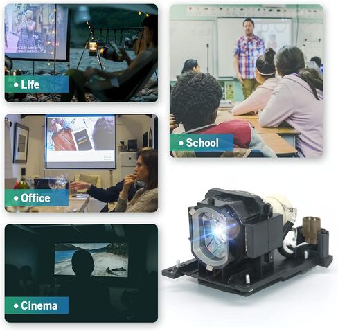 DT01931 جودة استبدال المصباح الكهربي لشركة هيتاشي CP-X5550 CP-WX5500 CP-WX5505 CP-WU5500 CP-WU5505 CP-WU5506 CP-WX5506 مع السكن in Saudi Arabia