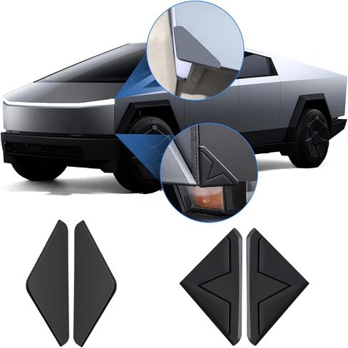 Door Edge Protection for Cybertruck Accessories, Door Corner Protectors for Cybertruck 2024, Made of Abrasion-Resistant Silicone, Easy to Install, Stable and Won't Fall Off (Door Corner Protection) in Saudi Arabia