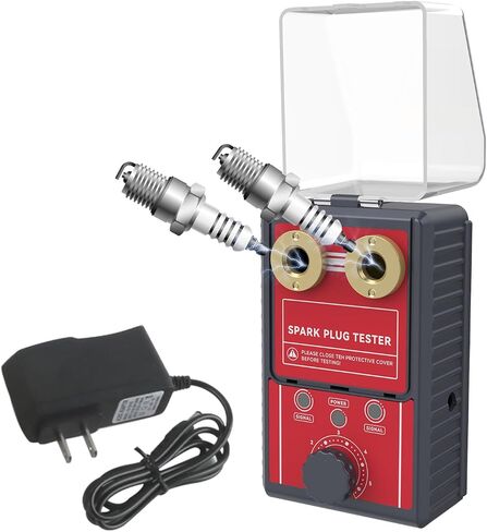 SPARK PLUP TESTER 2 HOLE ، TESTER COOL TESTER 0-6000 دورة في الدقيقة قابلة للتعديل ، كاشف محلل سدادات الإشعال لمركبات البنزين 12 فولت in Kuwait