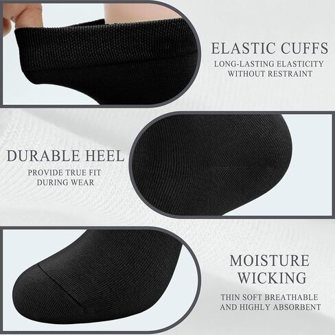 Women Thin Socks Rayon Bamboo Ankle Silky Quarter Anti Odor Casual Summer Socks 6 Pairs in Saudi Arabia
