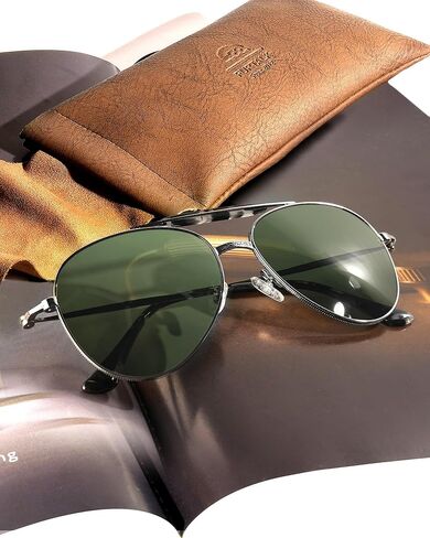 FURTALK Aviator Sunglasses Womens Stylish Trendy Polarized UV400 Protection Metal Sunnies FT9028 in Kuwait