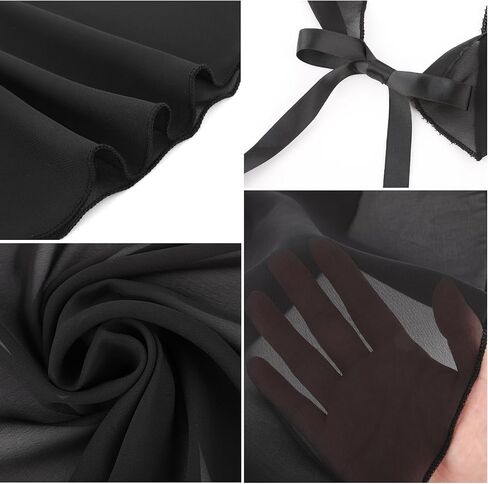 Lusofie Dance Skirts for Women with Elastic Ties Short Ballet Skirt Sheer Chiffon Adjustable Women's Ballet Wrap Skirt Adult in Kuwait