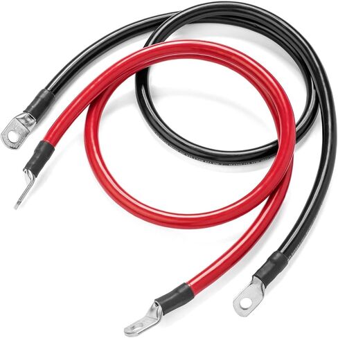7AWG Battery Cable 20 INCH 7 Gauge Pure Copper Battery Inverter Cables in Kuwait