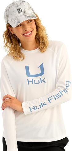 HUK Womens Icon Long Sleeve Fishing Shirt with Sun Protection for Women in Kuwait