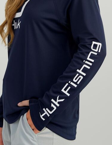 HUK Womens Icon Long Sleeve Fishing Shirt with Sun Protection for Women in Kuwait