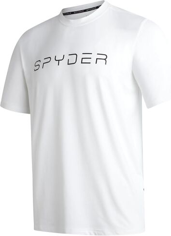 Spyder Athletic Mens T Shirt - Moisture Wicking Performance Ultra Soft Short Sleeve Running Gym Workout Shirts for Men in Saudi Arabia