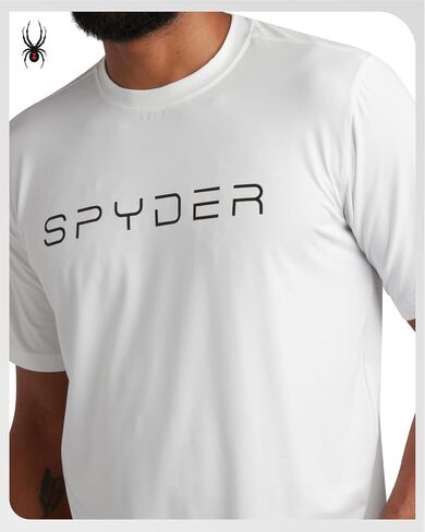Spyder Athletic Mens T Shirt - Moisture Wicking Performance Ultra Soft Short Sleeve Running Gym Workout Shirts for Men in Saudi Arabia
