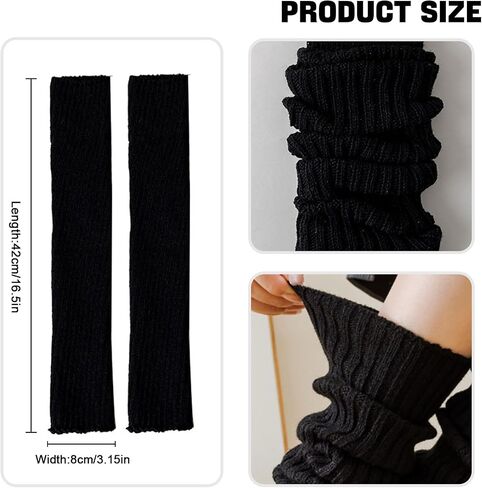 Leg Warmers for Women Winter, Cable Knitting Leg Warmers 80s Women for Ballet Dance in Saudi Arabia