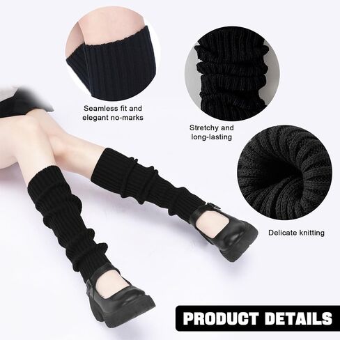Leg Warmers for Women Winter, Cable Knitting Leg Warmers 80s Women for Ballet Dance in Saudi Arabia