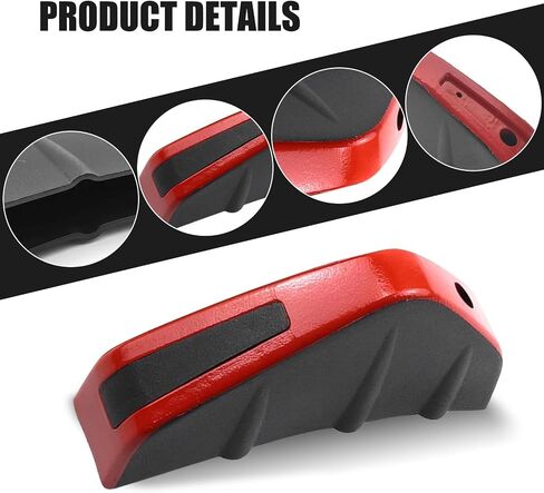 4 PCS Car Lower Bumper Lip Diffuser, 4.9" x 2.5" Spoiler Fin Protector, Vehicle Rear Splitter Lip Wing, Universal for Most Cars (Red & Black) in Saudi Arabia