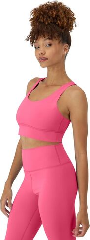 Hanes Sports Bra, Racerback Women, Stretch Pullover Crop Top with Cutout in Kuwait