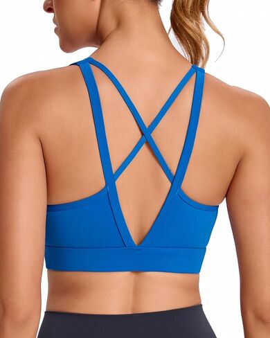 RUNNING GIRL Sports Bras for Women High Support, High Impact Strappy Sports Bra Moulded Cup Workout Bra in Saudi Arabia