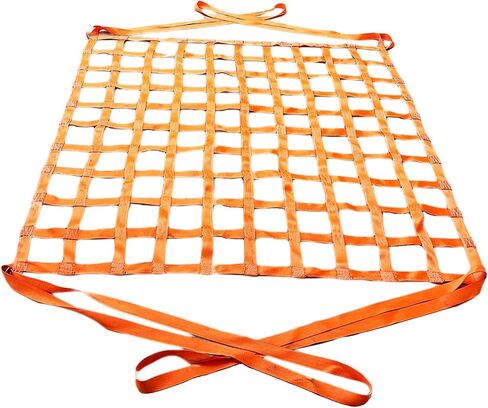 Fudatong Flat Nylon Sling Hoisting Net, Safety Lifting Net Straps, Heavy Duty Mesh Tear Resistance for Construction Rigging Moving Towing Hoisting Work Gear (2 * 2m 15cm Square) in Saudi Arabia