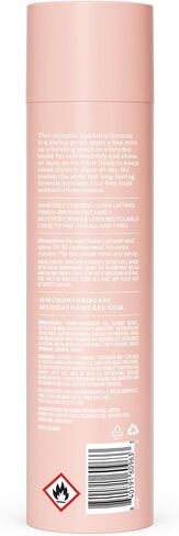 MONDAY HAIRCARE SLEEK HOLD Hairspray for long-lasting finish 329 mL in Kuwait