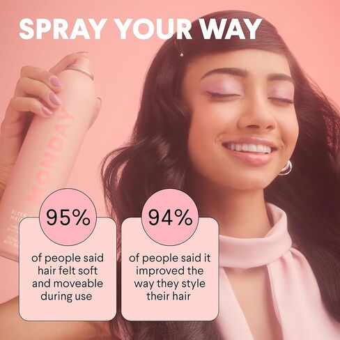 MONDAY HAIRCARE SLEEK HOLD Hairspray for long-lasting finish 329 mL in Kuwait