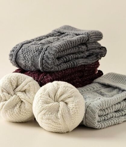 Knitted Leg Warmers,womens leg warmers,Socks Long Yoga Ankle Warmers Women's Wool Warm Boot Socks in Saudi Arabia
