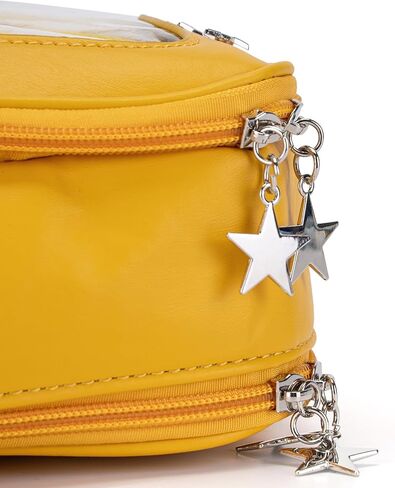 حقيبة ITA على شكل نجمة ، حقيبة ظهر نجم PIN PU PUT TEALTHETION Y2K Crossbody Presh ، Displag ITA Display (أصفر) in Kuwait
