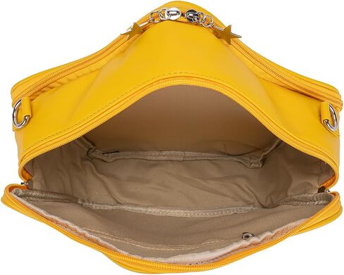 حقيبة ITA على شكل نجمة ، حقيبة ظهر نجم PIN PU PUT TEALTHETION Y2K Crossbody Presh ، Displag ITA Display (أصفر) in Kuwait