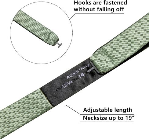 YOHOWA Mens Bow Tie Set with Lapel Pin Brooch Pink Silk Self Tie Bowtie Handkerchief Cufflinks Formal Wedding Party Prom in Kuwait