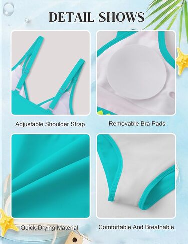 فتيات السباحة v-neck تصميم حزام مزدوج لطيف الفتيات بيكيني السباحة مجموعات من قطعتين in Kuwait