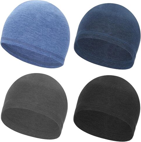 PATIKIL Helmet Liner Skull Cap for Men, Sweat Wicking Hats Stretchy Thermal Under Helmets Cap for Bicycle Motorcycle Cycling in Saudi Arabia