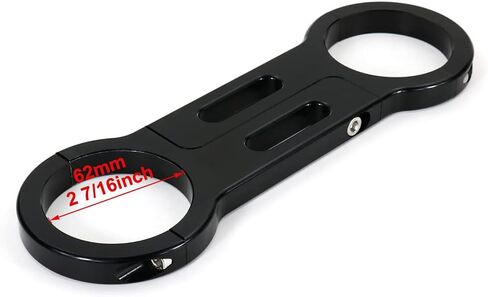 Xitomer Fork Brace Balance Shock Bracket Fit for Harley Sportster XL883 R Fork Brace Sport XL1200 R S Fork Stabilizer Motorcycle Fork Support (Black) in Saudi Arabia