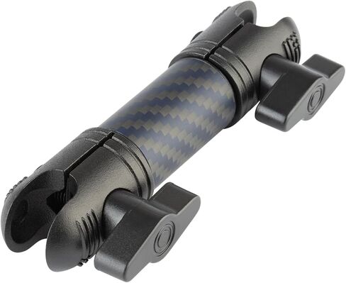 Bulletpoint Mounting Solutions Dash Mount 4.7" Arm Compatible with iPhone and Android Smartphones - Fits 20mm Attachment Ball (Matte Black Carbon Fiber) in Saudi Arabia