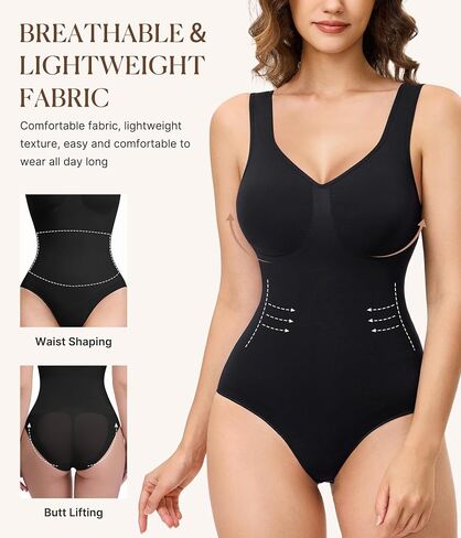 BRABIC Backless Shapewear Bodysuits for Women Tummy Control Shapewear Seamless Faja Body Shaper Suit Waist Trainer in Saudi Arabia